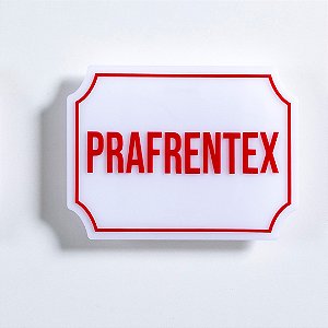 Placa Etiqueta Acrilica - Prafrentex