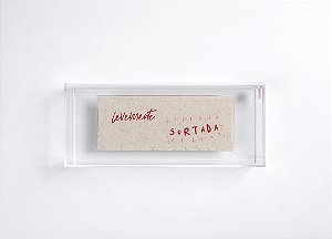 Quadro Acrilico Retangular - Levemente Surtada