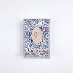 Quadro Caixa Acrílico - Coração Mon Paradis