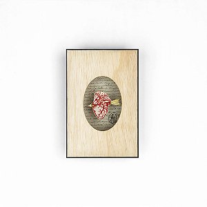 Quadro Pinus - Coração Flechado