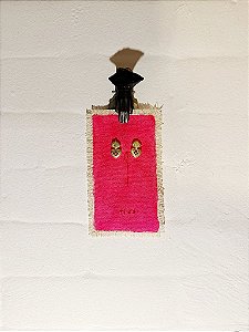 Canvas Corações Atados Pink