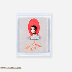Quadro Acrílico Colagem P - Caroline Sol