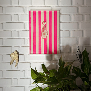 Quadro Galleria Listrado M - Mão