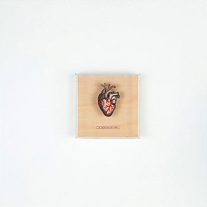 Quadro Galleria PP - Coração Bordado