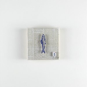 Quadro Galleria P - Botânica Peixe Azul