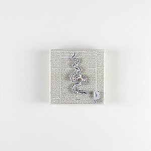 Quadro Galleria P - Botânica Cobra Azul