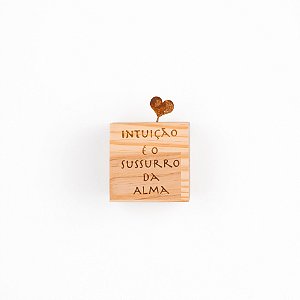 Cubo - Intuição é o sussurro da alma