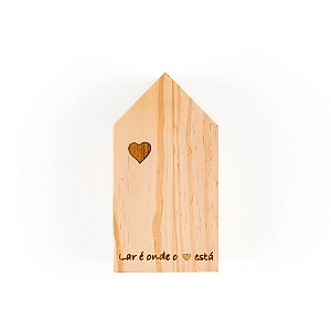 Vaso - Casinha G - Lar é onde o coração está