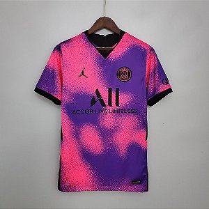 Camisa PSG IV ROSA 20/21 Jordan Torcedor Masculina
