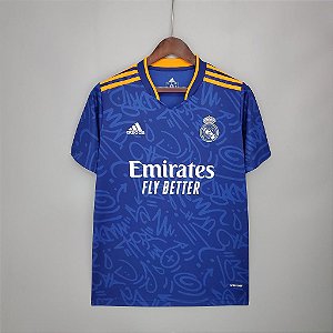 Camisa Real Madrid Away 2021/2022 - Azul