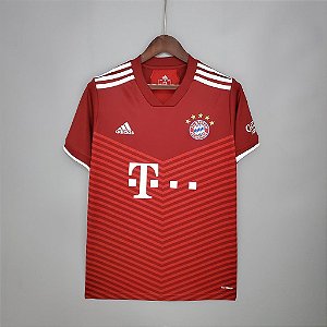 Camisa Bayern De Munique I 21/22 s/n° Torcedor Adidas Masculino