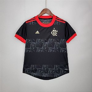 Camisa Flamengo III 21/22 s/n° Torcedor Adidas Feminina
