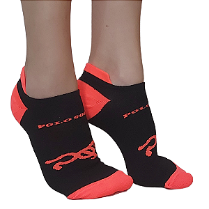 MEIA POLO SAPATILHA POLIAMIDA LINGUETA - LARANJA