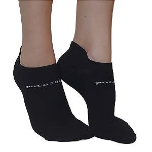 MEIA POLO SAPATILHA POLIAMIDA LINGUETA - PRETO