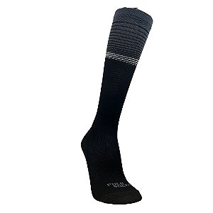 MEIA POLO MULTESPORTE - CORRIDA E CICLISMO - CANO LONGO LISTRAS CINZA