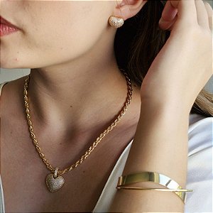 Conjunto Amare Dourado