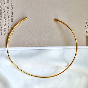 Colar Aro Rígido Liso Linea