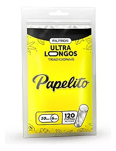 Filtro Papelito Ultra Longo Tradicional C/120