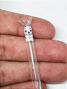 Piteira de vidro Catnip Gatinho