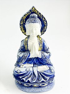 Estatueta Buda Azul
