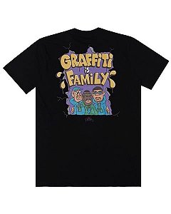 Camiseta Básica Fire X Poisé Graffiti Is Family (P)(G)