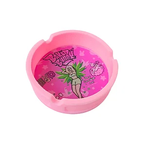 Cinzeiro Baked Bunny Silicone C/ Fundo de Vidro