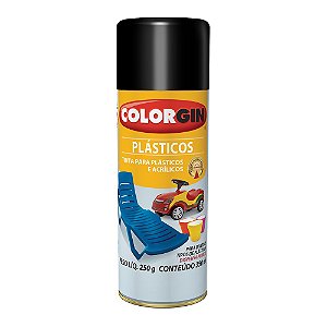 Colorgin Plasticos Preto Brilhante 1502