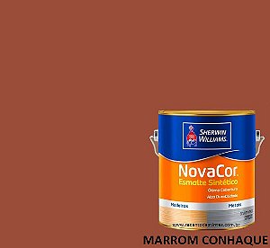 Novacor Esm Alto Brilho Marrom Conhaque GL