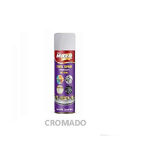 Maza Spray Metalico Cromado 250g