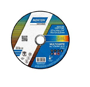 Norton Disco Corte Multicorte 115x1x22,2mm