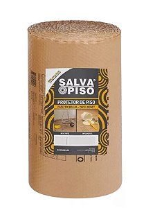 Salva Piso 0,50m x 25m kraft + Plástico Bolha de Alta Resistencia