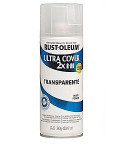 Rust Oleum Spray Ultra Cover 2x Transparente Mate Fosco