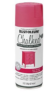 Spray Rust Oleum Chalked Efeito Giz Rosa Inverno