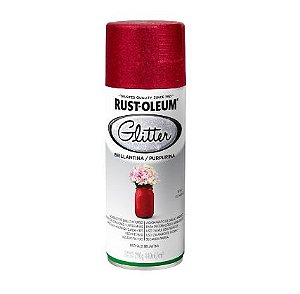 Spray Rust Oleum Efeito Glitter Vermelho