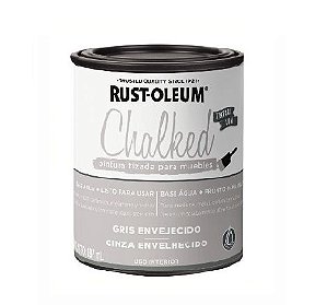 Tinta Para Móveis Efeito Chalked Rust Oleum Cinza Envelhecido