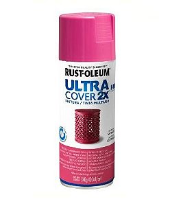 Tinta Rust Oleum Spray Ultra Cover 2x Magenta Acetinado