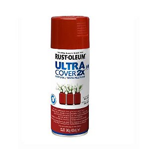 Tinta Rust Oleum Spray Ultra Cover 2x Vermelho Colonial Bril