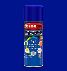 Colorgin Esmalte Sintético Multissuperfície 738 Azul Colonial Brilhante 350ml