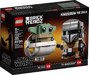 LEGO® BrickHeadz™ Star Wars™ O Mandalorian™ e A Criança