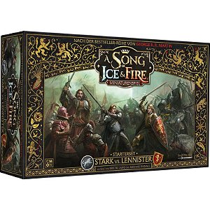 A Song of Ice & Fire: Jogo de Miniaturas - Stark vs Lannister Jogo Base