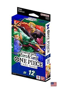 One Piece Card Game Deck Inicial - ST-12 - Zoro e Sanji