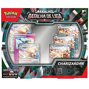 PKMN Pokémon Baralho Batalha de Liga Charizard-Ex