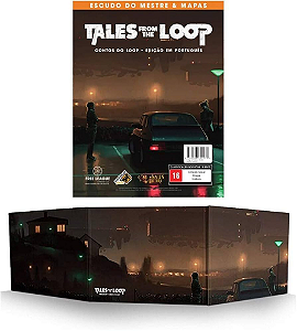 RPG Tales From The Loop - Escudo do Mestre e Mapas