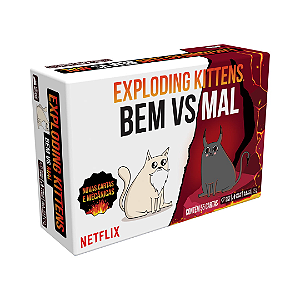 Exploding Kittens Bem vs Mal (Jogo de Tabuleiro)