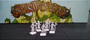 USADO Spirit Island com Insert e Moedas de Metal