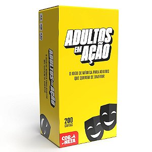 Adultos em Ação (Jogo de Tabuleiro) - Corneta Jogos