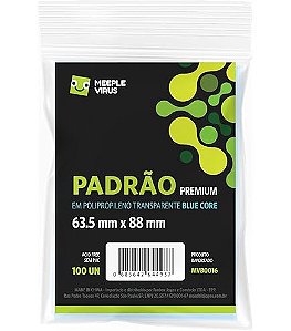 Sleeves MeepleVirus Padrão Perfect Size Side-Load