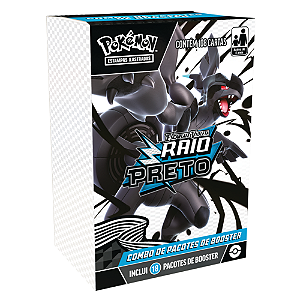 Pokémon TCG: Raio Preto - Combo de Boosters