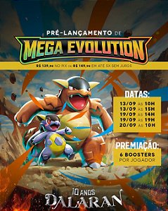 Evento Pré-Lançamento - Pokémon: MegaEvolução (13/09/2025 - Vespertino)