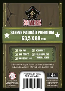 Sleeves Padrão Premium Bucaneiros